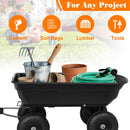 Advwin Garden Dump Cart with Steel Frame 250KG