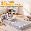 Advwin 3-in-1 Toddler Folding Sofa Bed with Pillow