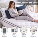 Advwin 30CM Hybrid Mattress Memory Foam &  Pocket Springs