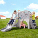 Advwin 9 in 1 L-Shaped Toddler Slide Playset