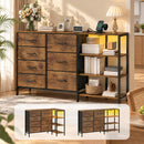Advwin 7-Drawer Dresser with Charging Station