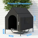 Advwin 48" 2-in-1 Dog Kennel House Weatherproof for Dogs