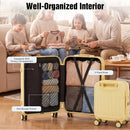 Advwin 2PCS Attachable Hardshell Luggage Set 14/20 Inch