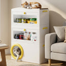 Advwin 4 in 1 Plastic Cat House with Scratching Board