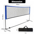 Advwin 4.2m Portable Badminton Net Height Adjustable