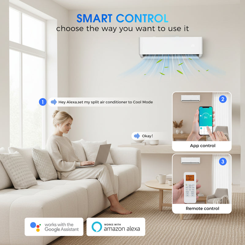 Advwin 9000BTU Smart Inverter Split Air Conditioner