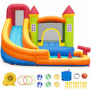 Advwin 10 in 1 Kids Inflatable Bounce House w/ Water Slide