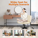 Advwin Armless Office Chair Criss-Cross Desk Chair
