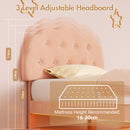 Advwin LED Floating Bed Frame w/ Adjustable Headboard King Single