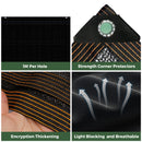 Advwin Shade Cloth Mesh Sunshade Sail 1.8*20m with Grommets