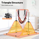 Advwin Kids Gymnastics Bar with Swing & Mat & Rings