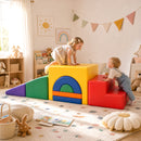 Advwin 7-Piece Kids Foam Blocks Play Set w/ Anti-Slip Base