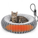 Advwin 20" Heated Pet Bed with 4 Timers & 9 Heat Settings