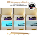 Advwin Bedside Table with Human Induction Night