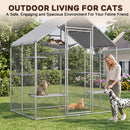 Advwin Large Walk-in Catio Cat Enclosure 201x96x195cm