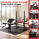 Advwin 300KG Adjustable Weight Bench Set w/ Squat Rack