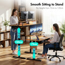 Advwin Electric Standing Desk with Drawers Keyboard