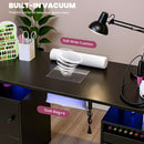 Advwin Manicure Table w/Dust Collector Floating Light