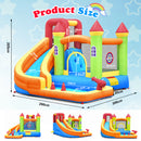 Advwin 10 in 1 Kids Inflatable Bounce House w/ Water Slide