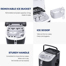 Advwin Portable Countertop Ice Maker with Handle & Basket