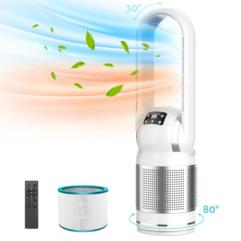 Advwin Heater Bladeless Tower Fan with Air Purifier