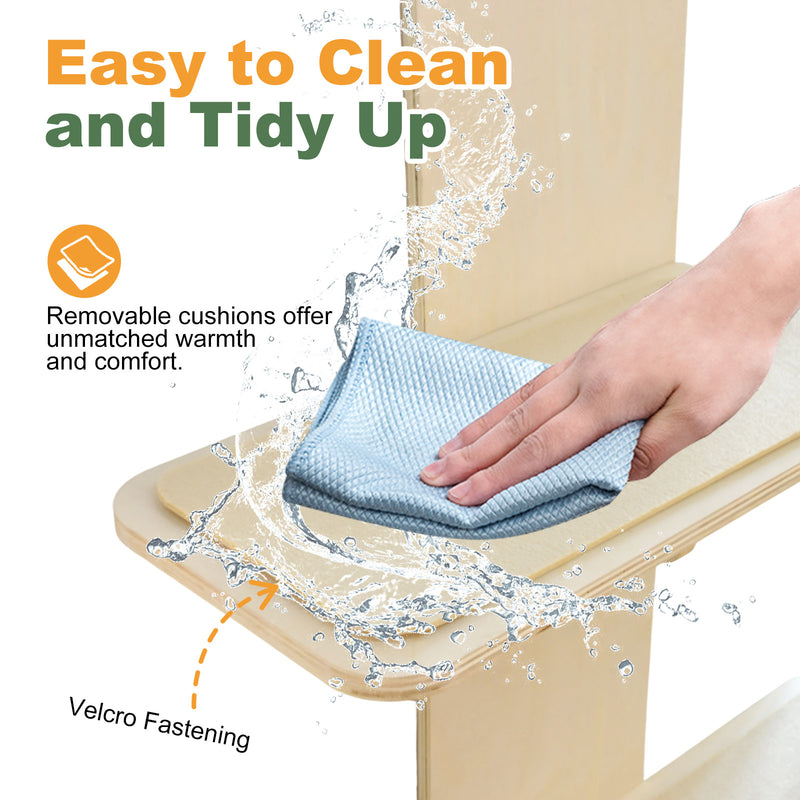 Advwin 4-Levels Vertical Door Hanging Cat Shelf