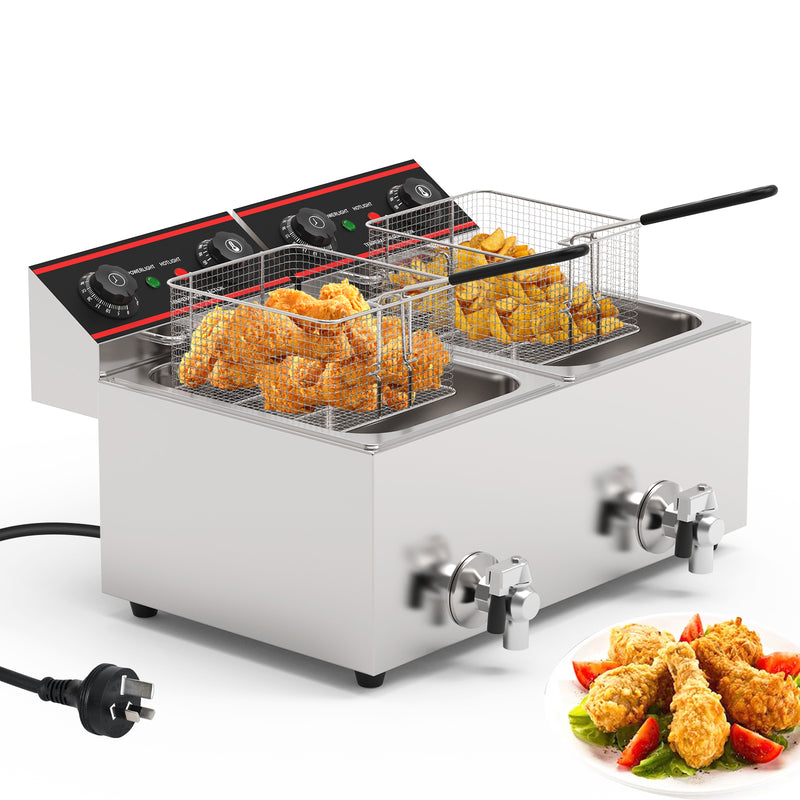 Advwin 16L Electric Deep Fryer with Timer