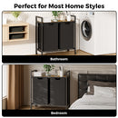 Advwin Laundry Hamper with Shelf & Removable Bags (Pre-Order)