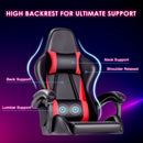 Advwin Gaming Chair w/ Massage Lumbar Cushion
