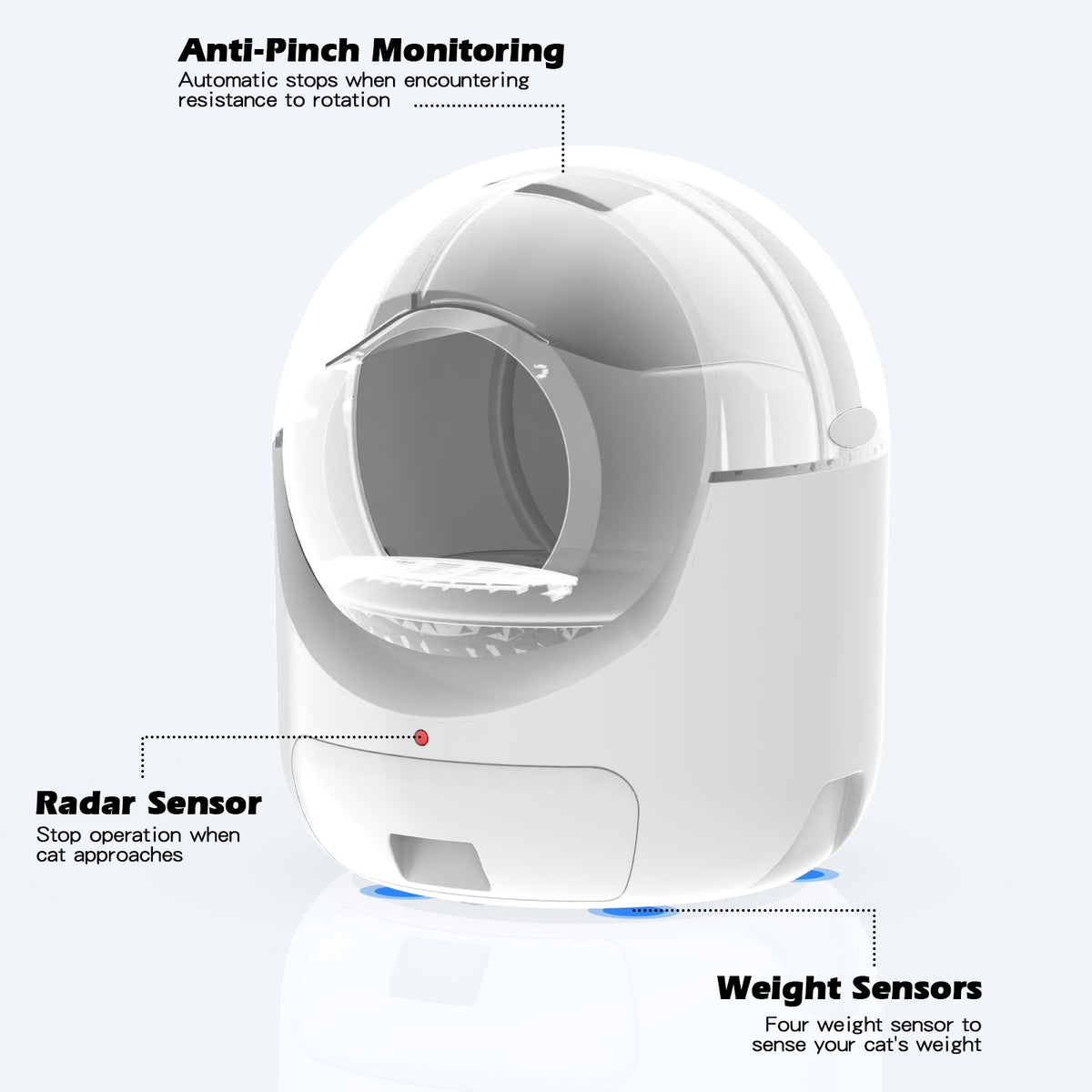 Advwin Self Cleaning Smart Cat Litter Box