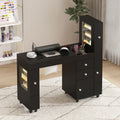 Advwin Manicure Table w/ Dust Collector LED Light