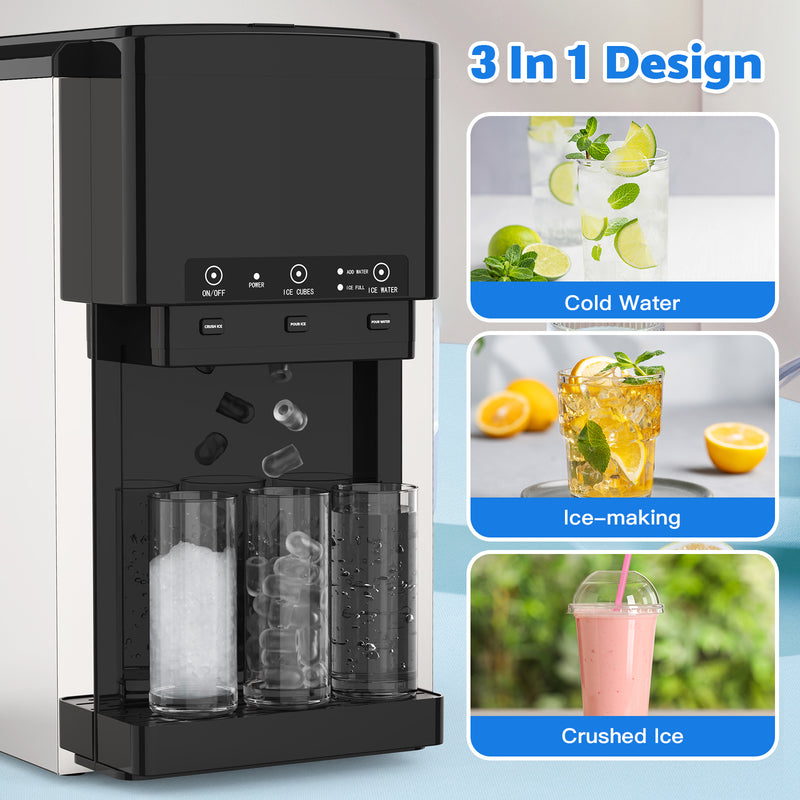 Advwin 3-in-1 Ice Maker with Cold Water Dispenser