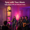 Advwin 5‑tier LED Corner Bookshelf