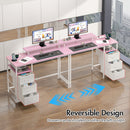 Advwin 120cm Reversible Gaming Desk for Home Office