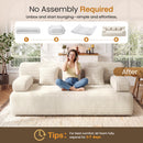 Advwin 2 in 1 Convertible Sofa Bed 3-Seater Futon Couch