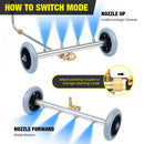 Advwin 2-in-1 Pressure Washer Surface Cleaner 16"