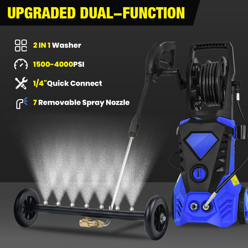 Advwin 2-in-1 Pressure Washer Surface Cleaner 22"