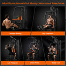 Advwin Home Gym with 100LB Weight Stack Pulley System