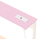 Advwin 80cm Small Desk w/ Monitor Stand & Pegboard