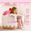 Advwin Sherpa Toddler Sofa Chair for Ages 1-6