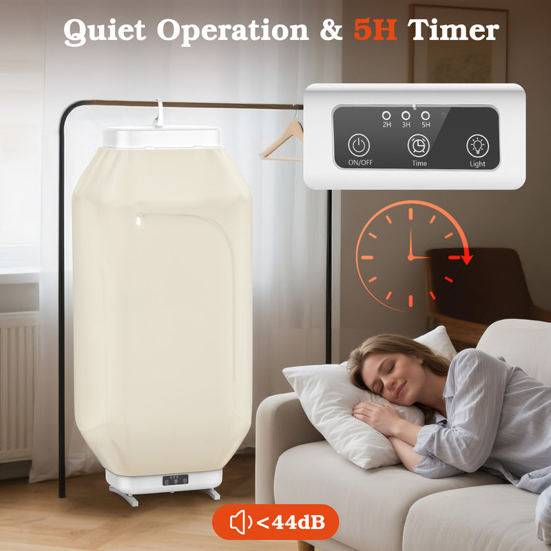 Advwin Portable Clothes Dryer with Timer