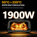 Advwin Air Fryer Oven with Dual-Probe Meat Thermometer