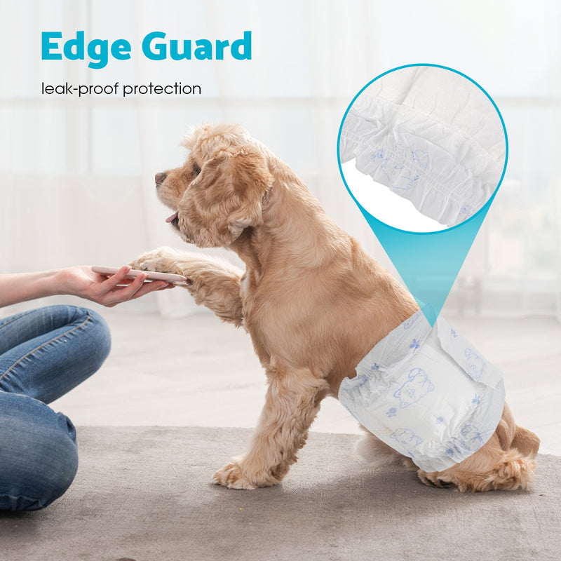 Advwin Disposable Dog Diapers for Male Dogs