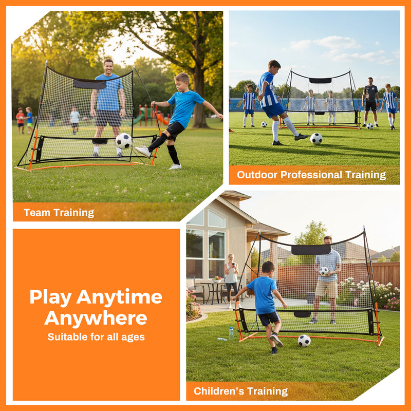 Advwin Portable Soccer Rebounder Net 1.83m x 1.4m