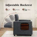 Advwin 3 in 1 Convertible Sofa Bed Linen Sleeper Chair (Pre-Order)