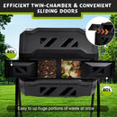Advwin Garden Composting Bin Dual Chamber 160L