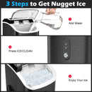 Advwin Nugget Ice Maker Countertop Portable Ice Machine