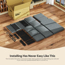 Advwin 3 Seater Sofa Lounge Set Grey