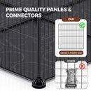 Advwin Metal Wire Pet Playpen Cat Enclosure