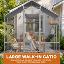 Advwin Large Walk-in Catio Cat Enclosure 201x96x195cm